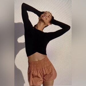 FP Movement by Free People Women's The Way Home Shorts Rust Copper SZ:XS